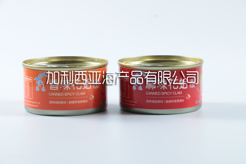 调味蛤肉罐头